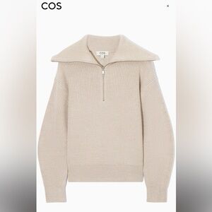 Cos women zip up sweater